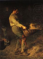 The Winnower, Jean Francois Millet